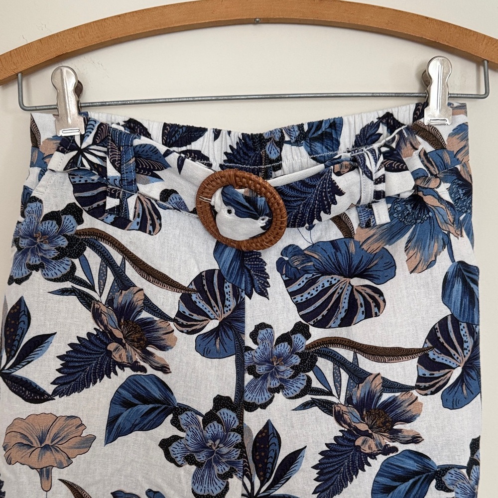 Sigrid Olsen Blue and Brown Pants - Picture 2 of 4